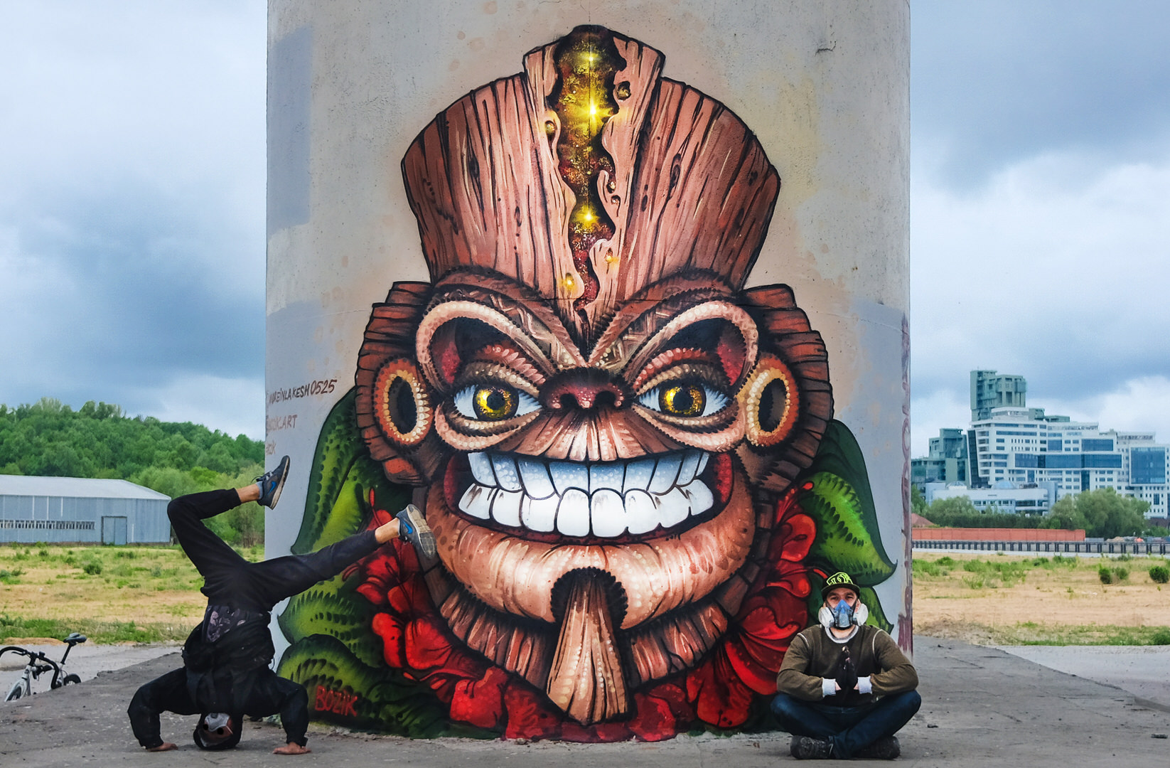 Под мостом "Миллениум" в Казани