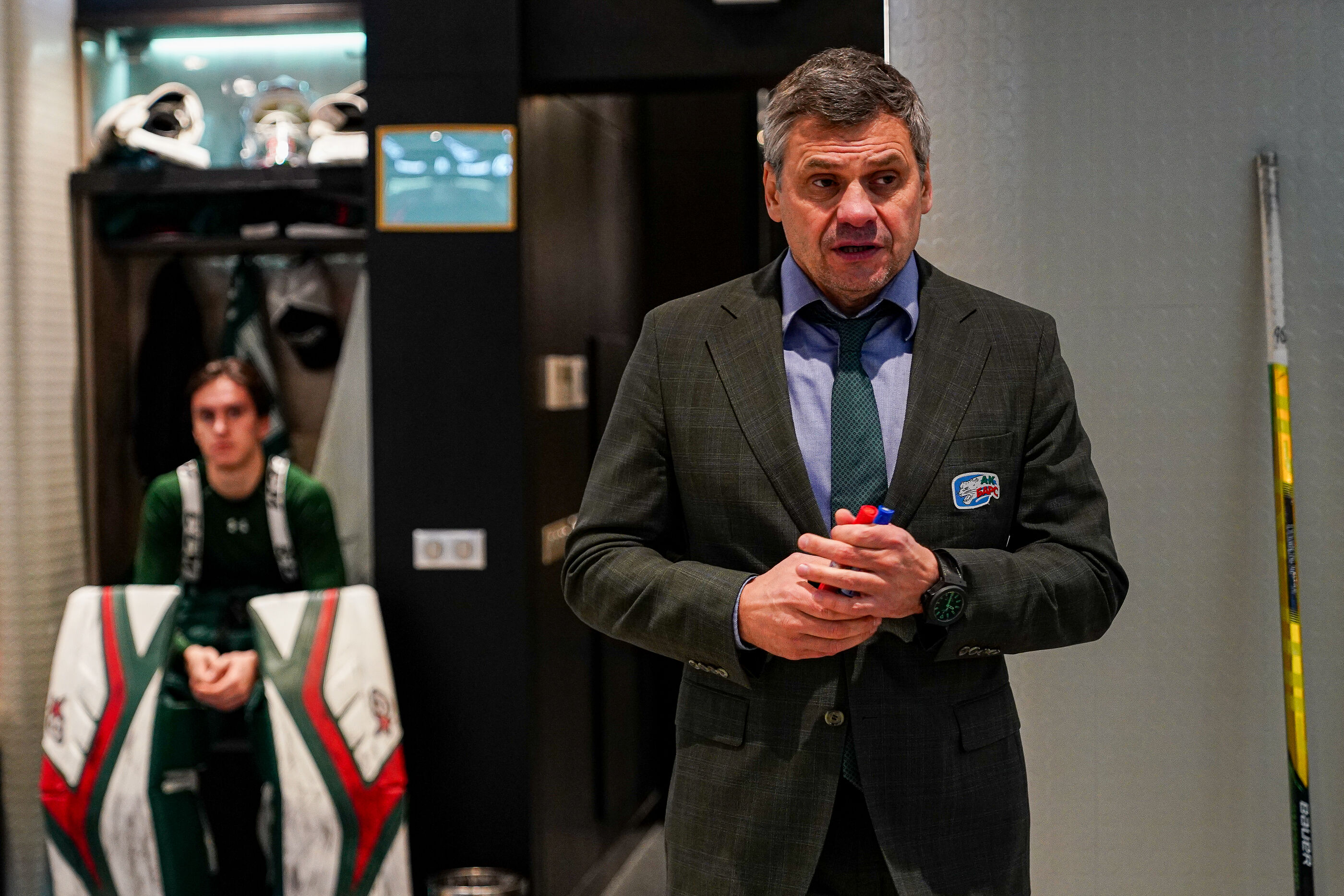 Квартальнов не любит вопросы о Дыняке. фото: ak-bars.ru